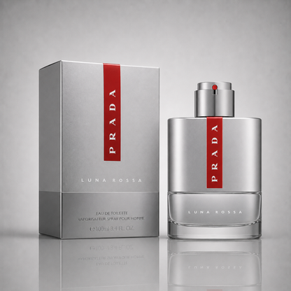 3-Piece Men's Perfume Set - Prada Luna Rossa, Versace Eros, Le Beau