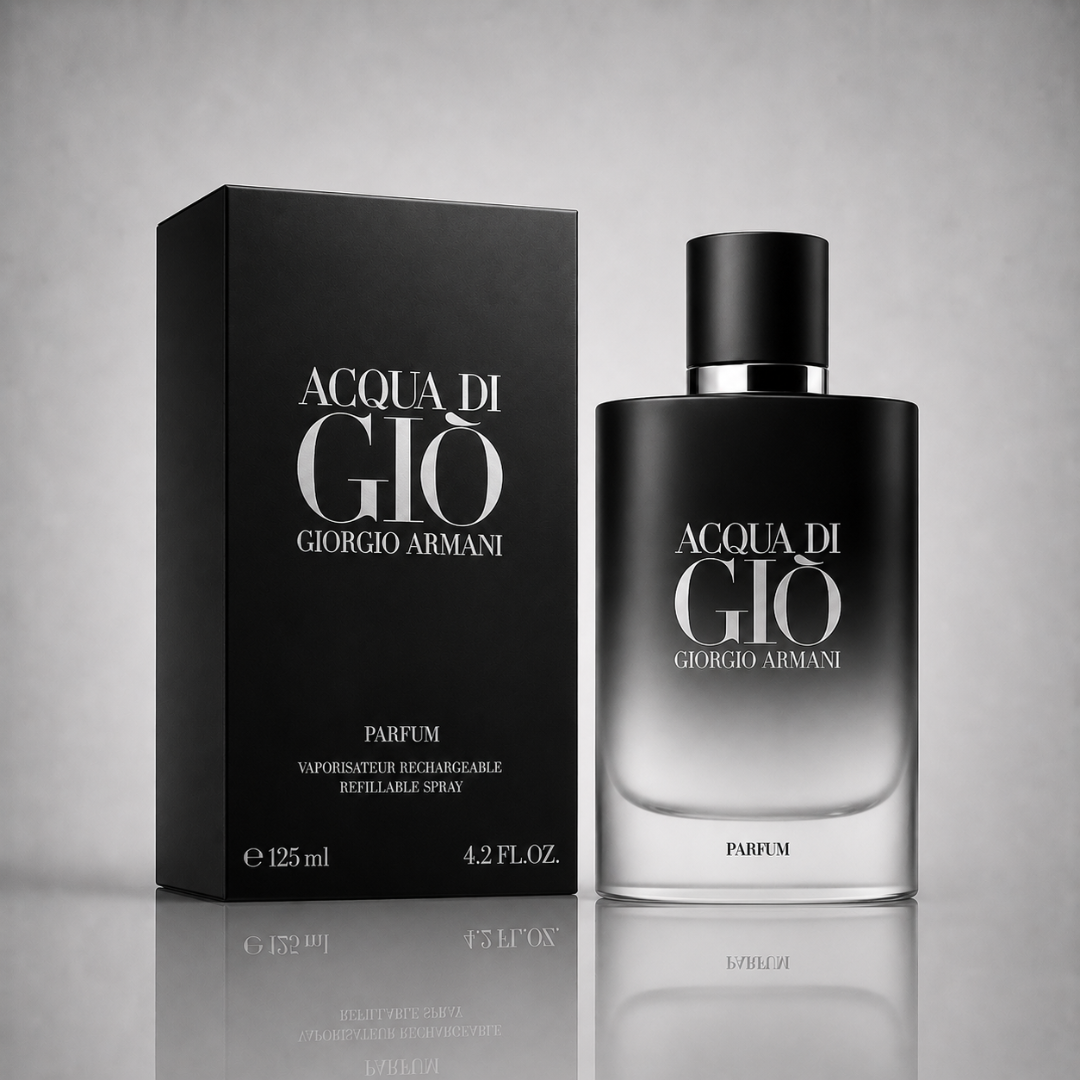 3-Piece Men's Perfume Set - Dior Sauvage, Bleu de Chanel & Acqua di Giò Armani