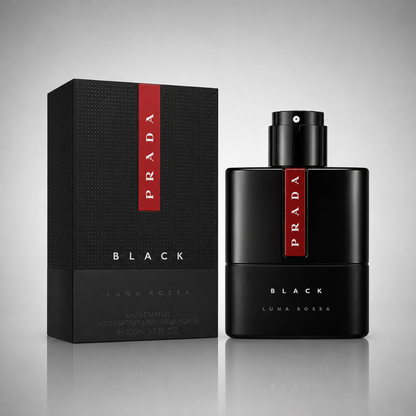 3-Piece Men's Perfume Set - Prada Luna Rossa Black, Valentino Uomo Born In Roma & Azzaro The Most Wanted