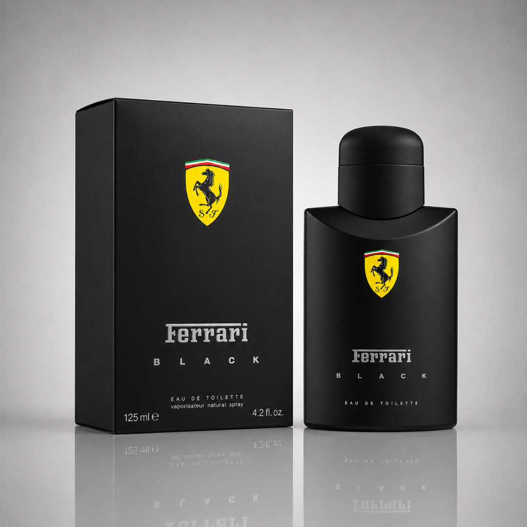 3-Piece Men's Perfume Set - 212 VIP Men, Ferrari Black & Bvlgari In Black