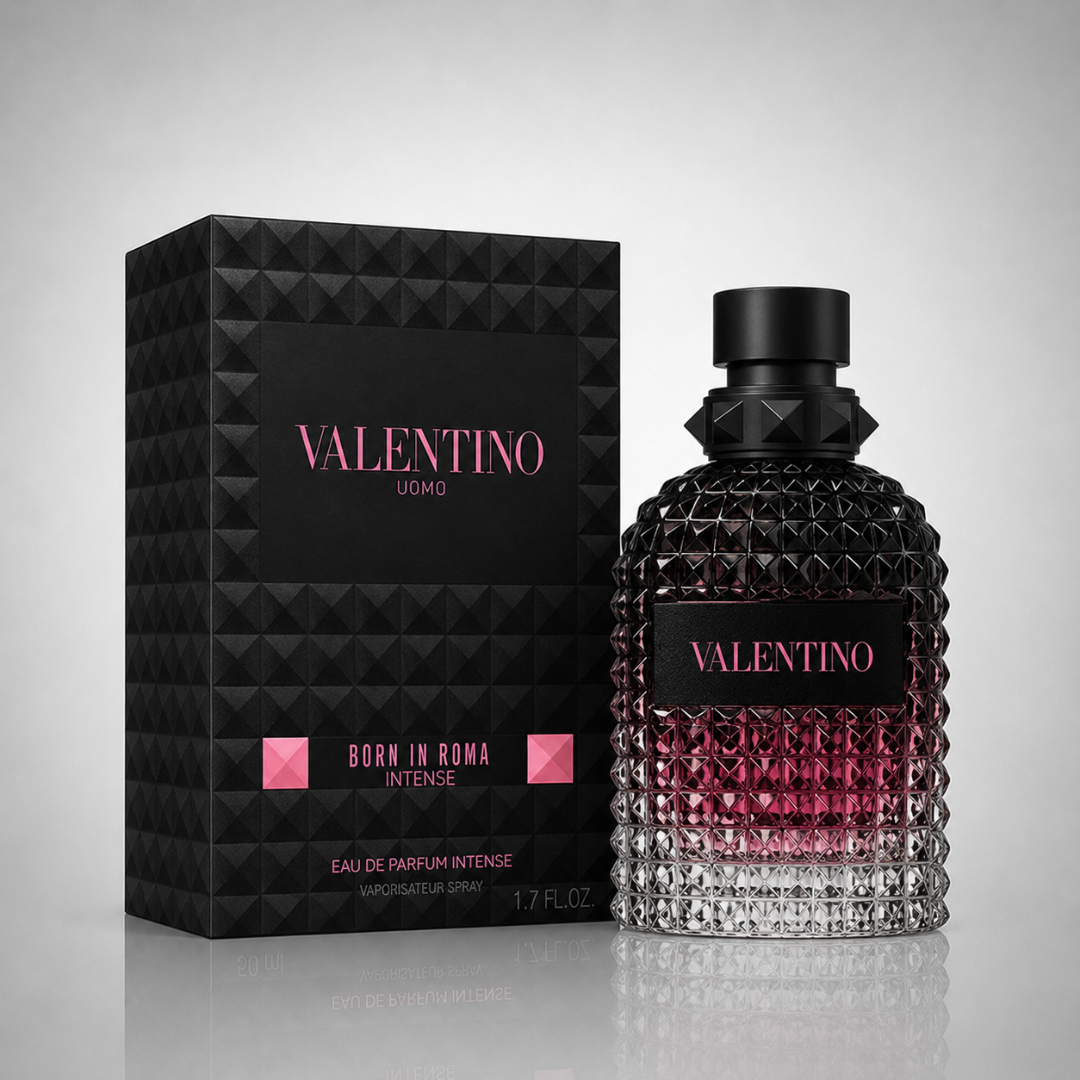 3-Piece Men's Perfume Set - Prada Luna Rossa Black, Valentino Uomo Born In Roma & Azzaro The Most Wanted