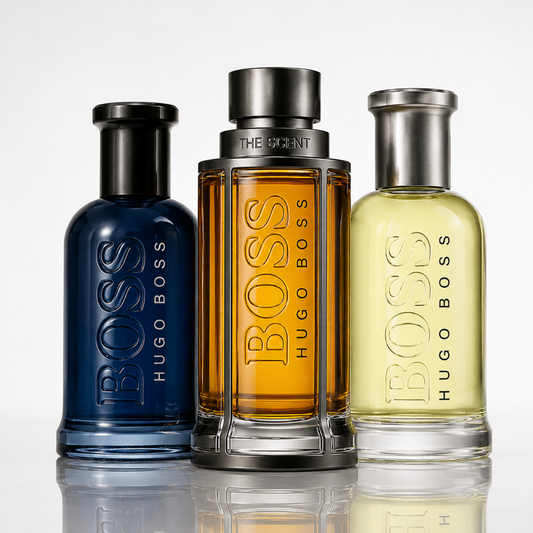 3-Piece Men's Perfume Set - Boss Bottled Infinite, Boss The Scent & Boss Bottled