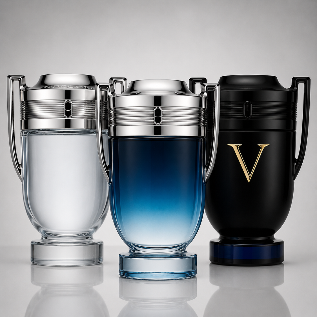 3-Piece Men's Perfume Set - Invictus Legend, Invictus & Invictus Victory Elixir by Paco Rabanne