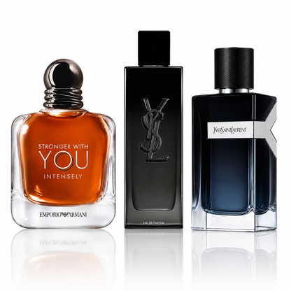 3-Piece Men's Perfume Set - Stronger With You Intensely, YSL MYSLF & YSL Y EDP